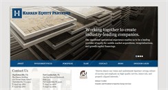 Desktop Screenshot of harrenequity.com